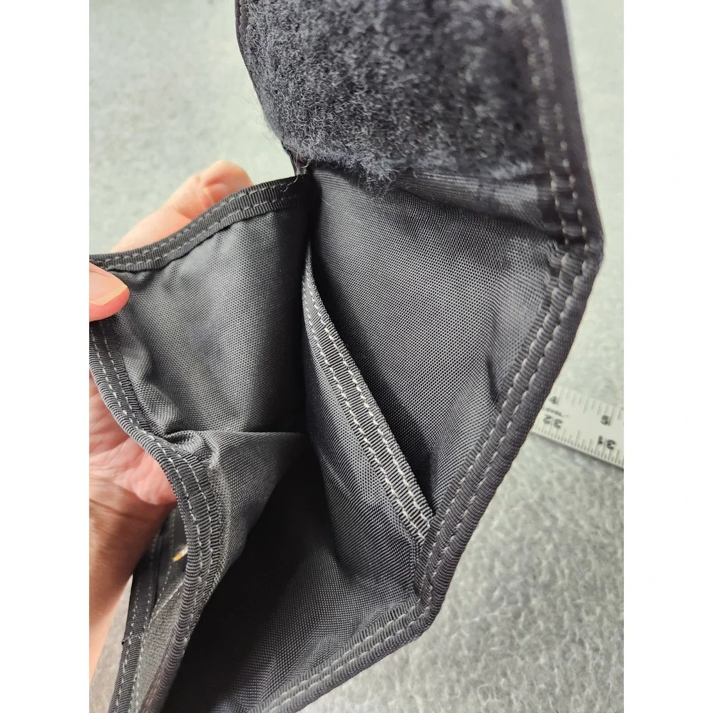 Maxpedition C.M.C. Wallet 0253B Black Hook Loop Tough Nylon Dollar Bills Holder